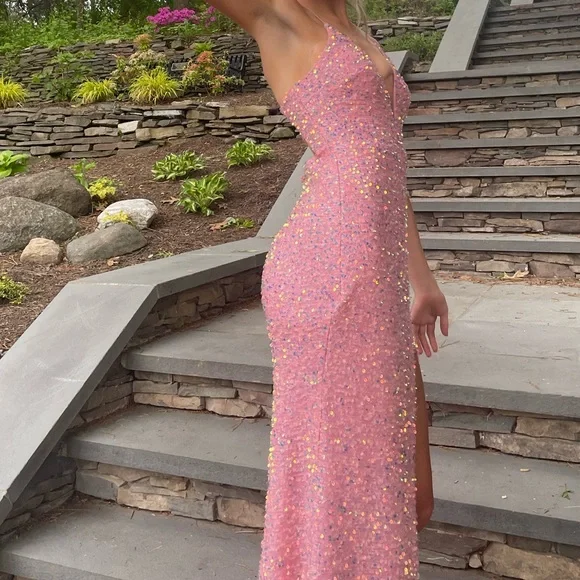 Light pink limited prom dress - Picture 5 of 6